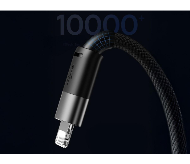 Baseus Kabel 3w1 USB - micro USB / Lightning / USB C 3.5A 1.2m  cza - 1502046 - zdjęcie 5